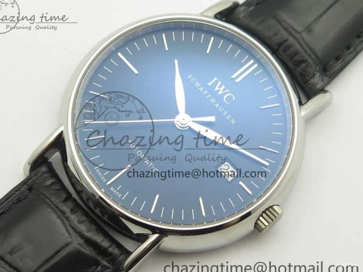 MIROTIME 0518 Portofino Automatic SS TWF 1:1 Best Edition Black Dial on Black Leather Strap A TravelReady 7199